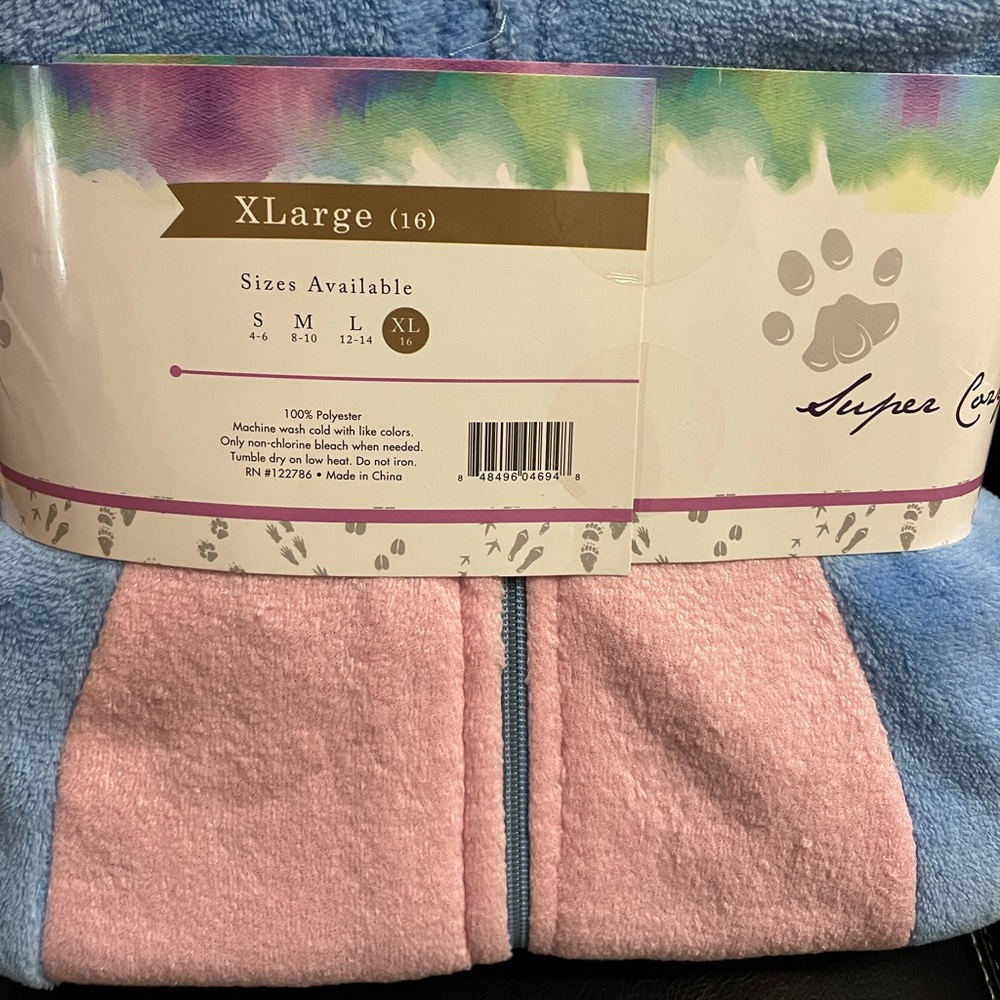 Cozy Cuirtter Bunny Jumpsuit XL (16 y.o.) NWT - Picture 5 of 6